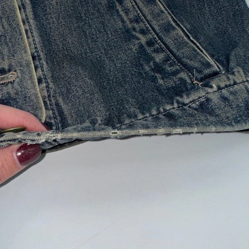 Vintage trucker denim jacket ID wear size medium